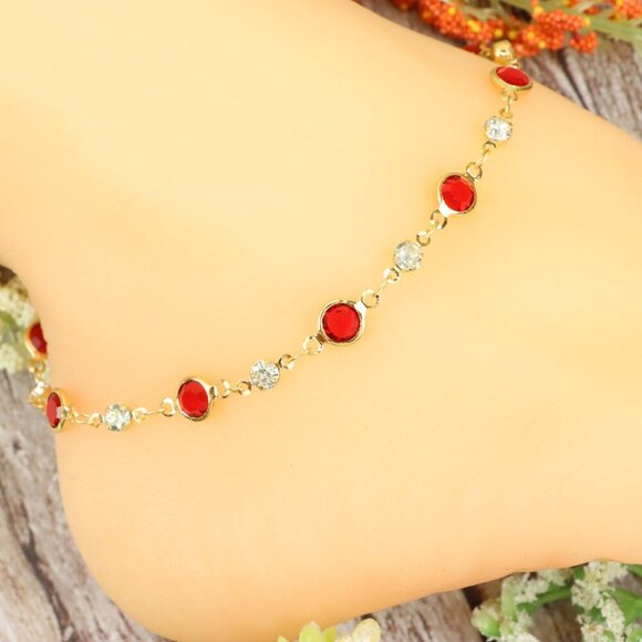 "Dainty Anklet for Women – Elegant Everyday Jewelry & Perfect Gift | MLCRC1613 - Picture 2 of 10